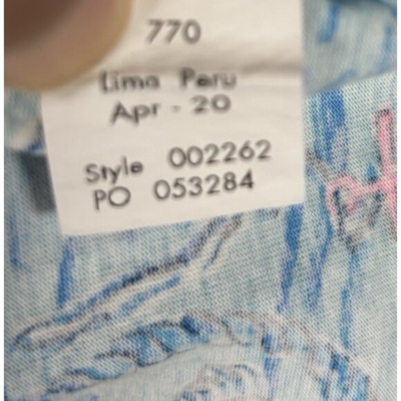 Lilly Pulitzer Dress Womens XL Kristen Swing Lilly Loves Cape Cod Bali Blue Prep - Picture 7 of 11